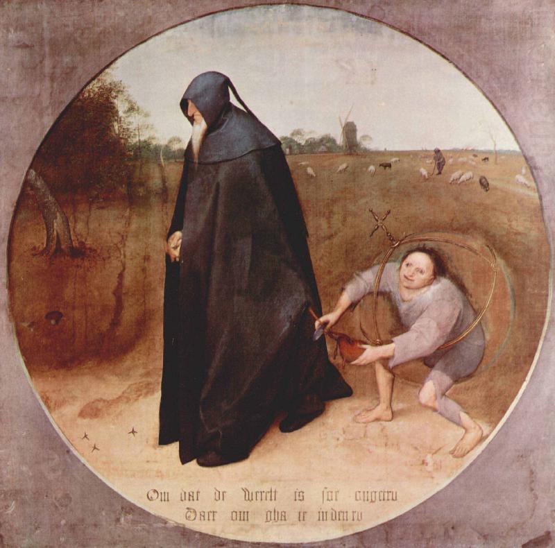 Misanthrope, Pieter Bruegel the Elder